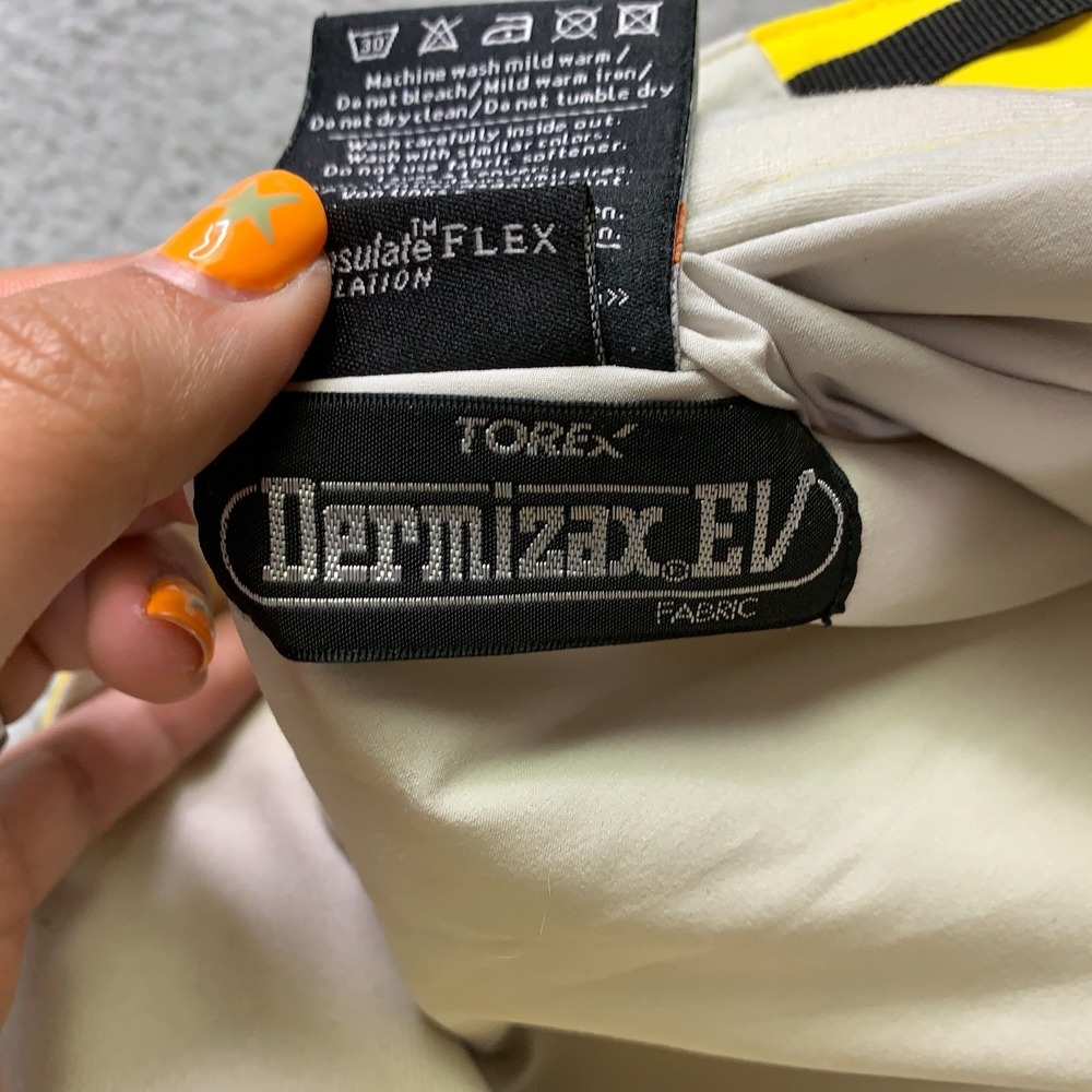 KJUS Revolution Pants Womens Actual 29 Yellow Thinsulate Flex Dermizax EV Snow - Picture 3 of 11